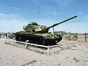 "Sandy" the M60 Patton Tank, with her 105 MM main gun