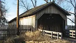 Bowman Mill Covered Bridge at the county fairgrounds