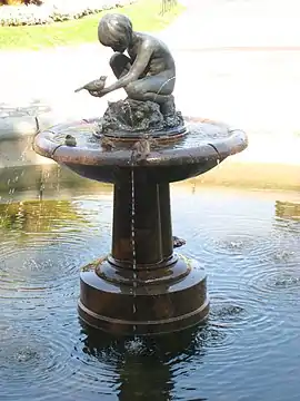 Boy and Bird Fountain (1934)- Boston Public Garden- Boston, Massachusetts
