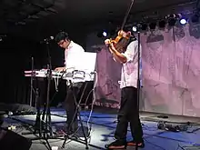Boy in Static performing live in 2008