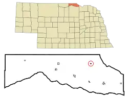 Location of Gross, Nebraska