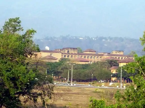 View of the medical college from the hostel terrace