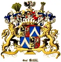 Coat of arms of the Brühl family