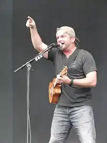 Brad Corrigan at  Hurricane Festival, Germany 2014