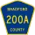 County Road 200A marker