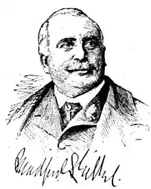 illustration of Bradford Gilbert
