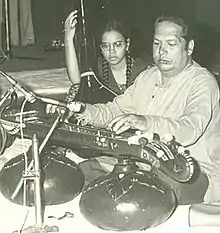 Brahm Sarup Singh playing vichitra veena