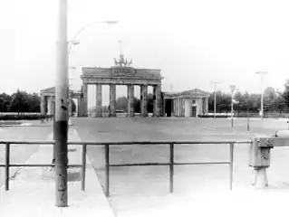 Brandenburg Gate in 1982