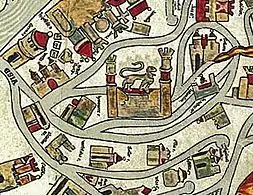 Braunschweig on the Ebstorf Map, circa 1300
