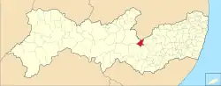 Location in Pernambuco  state