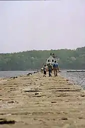 View from the north end of the breakwater