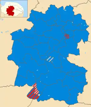 2011 results map