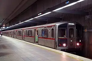 Metro Rail rapid transit (subway) train in 2008