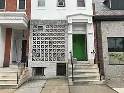 Buildings on the 2400 block of N. Charles Street in Old Goucher, Baltimore