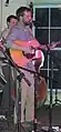 Brennan Gilmore on guitar at Bel Rio in Charlottesville, Virginia April 17, 2009.
