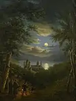 Monastery Maria Lach at the full moon  (c. 1882)