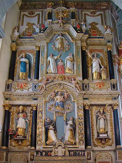 Retable of the Rosary.