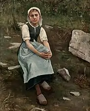 Girl from Brittany, 1880