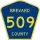 County Road 509 marker