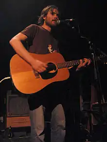 Brian Borcherdt performing in Montreal, 2005