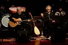 Brian Keane performing with Omar Faruk Tekbilek to a sold-out Carnegie Hall on April 14, 2018