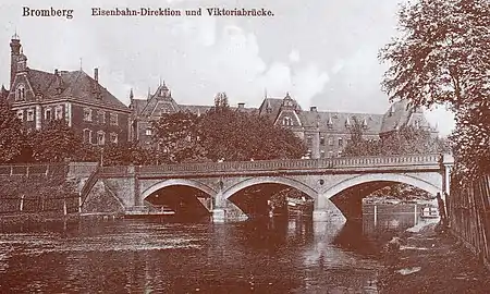 First brick bridge ca 1908