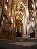 transverse arches in the aisle of Bristol Cathedral (1298–1340)