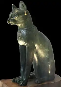 The Gayer-Anderson cat at the British Museum.
