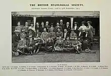 Image 7Group photograph taken at a meeting of the British Mycological Society in 1913  (from Mycology)