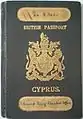 British Cyprus passport - older version
