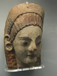 Etruscan antefix from Cerveteri, 6th century BCE, British Museum