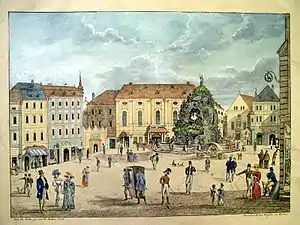 Zelný trh in 1827