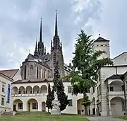 The Bishop's Palace towards the Cathedral