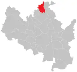 Location of Jehnice in Brno