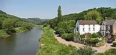 The River Wye and old quayside at Brockweir