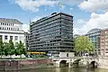 High-rise extension (center) of the historic head office building in Hamburg, erected in 1961-1964 on a design by architect Godber Nissen [de]