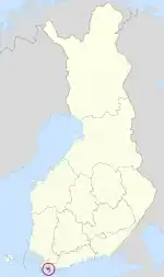 Location of Bromarv in Finland