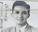 Portrait from the naturalization certificate