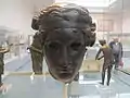 Bronze head of Dionysus (50 BC – 50 AD) in the British Museum
