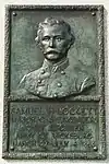 Bronze relief portrait of Major Samuel Lockett, erected March 1, 1910