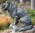Bronze sculpture of a lion (1898, cast 1905), Golden Gate Park