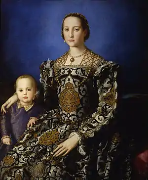 Bronzino, Eleanor of Toledo with her son Giovanni