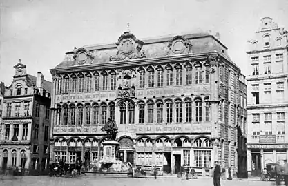 The building before the neo-Gothic reconstruction campaign