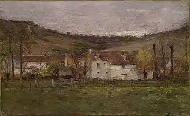 A French Hamlet , (1892)  Brooklyn Museum