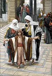 Jesus Found in the Temple (Jesus retrouvé dans le temple) – James Tissot, Brooklyn Museum