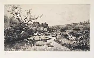 The Source of the Albarine, ca. 1870