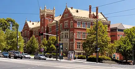 Brookman Building on North Terrace, part of the City East campus of the University of South Australia