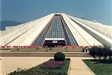 Pyramid of Tirana in Tirana, Albania