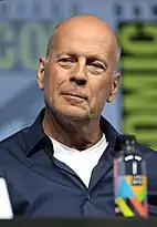 Bruce Willis at the 2018 San Diego Comic-Con International in San Diego, California.