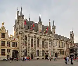 Town Hall, Bruges, Belgium, unknown architect, 1376-1420
